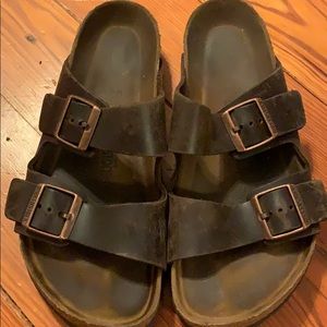 Women’s 41 Oiled Leather Birkenstock Arizona
